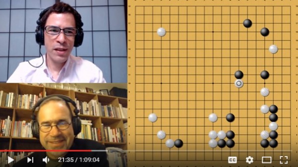 2017.08.01_AlphaGo vs. Alphago with Michael Redmond 9p Game 1