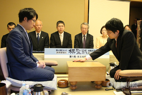 2019.01.20 Yamashita 1st move in Kisei